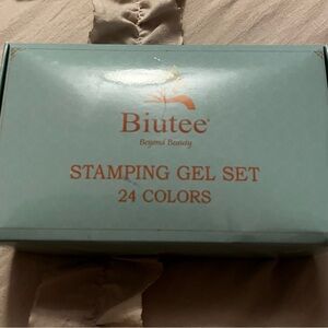 Biutee Stamping Gel Set - 24 Colors NWT